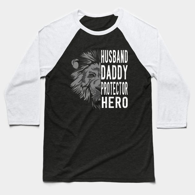 husband daddy protective hero.father's day gift Baseball T-Shirt by DODG99